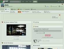 Tablet Screenshot of dilelis.deviantart.com