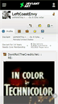 Mobile Screenshot of leftcoastenvy.deviantart.com
