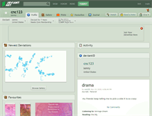 Tablet Screenshot of cnc123.deviantart.com