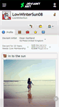 Mobile Screenshot of lowwintersun08.deviantart.com