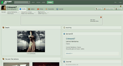 Desktop Screenshot of crimson67.deviantart.com