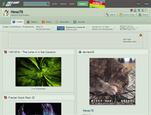 Tablet Screenshot of hexe78.deviantart.com
