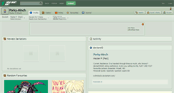 Desktop Screenshot of porky-minch.deviantart.com