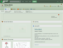 Tablet Screenshot of porky-minch.deviantart.com
