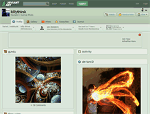 Tablet Screenshot of killythirsk.deviantart.com