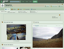 Tablet Screenshot of cggraphics.deviantart.com