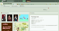 Desktop Screenshot of loonylawnflamingo.deviantart.com