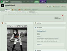 Tablet Screenshot of missladyofsoul.deviantart.com