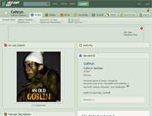 Tablet Screenshot of colhryn.deviantart.com