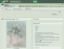 Tablet Screenshot of mewil.deviantart.com
