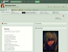 Tablet Screenshot of emolove-4ever.deviantart.com