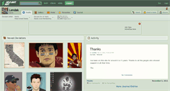 Desktop Screenshot of lendak.deviantart.com
