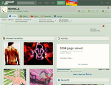 Tablet Screenshot of hiemsclc.deviantart.com
