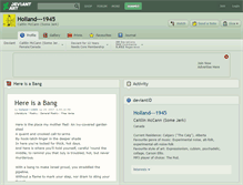 Tablet Screenshot of holland---1945.deviantart.com