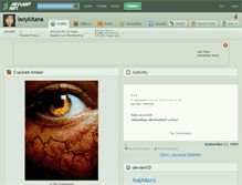 Tablet Screenshot of ladykitana.deviantart.com