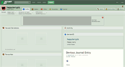 Desktop Screenshot of happylarryplz.deviantart.com