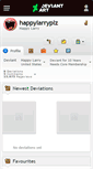 Mobile Screenshot of happylarryplz.deviantart.com