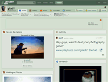Tablet Screenshot of gilad.deviantart.com