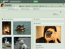 Tablet Screenshot of emaratina.deviantart.com