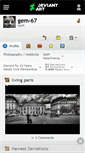 Mobile Screenshot of gem-67.deviantart.com
