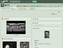 Tablet Screenshot of gem-67.deviantart.com