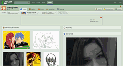 Desktop Screenshot of brandy-nee.deviantart.com