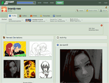 Tablet Screenshot of brandy-nee.deviantart.com