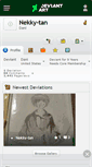 Mobile Screenshot of nekky-tan.deviantart.com