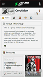 Mobile Screenshot of cryptids.deviantart.com