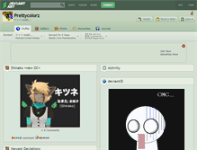Tablet Screenshot of prettycolorz.deviantart.com