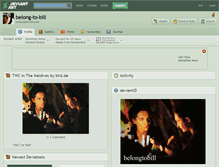 Tablet Screenshot of belong-to-bill.deviantart.com