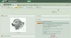 Desktop Screenshot of mizu-chan-x3.deviantart.com
