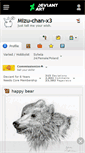 Mobile Screenshot of mizu-chan-x3.deviantart.com