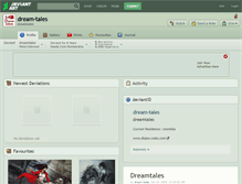 Tablet Screenshot of dream-tales.deviantart.com