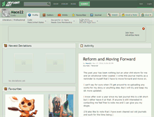 Tablet Screenshot of mace22.deviantart.com