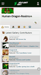 Mobile Screenshot of human-dragon-realms.deviantart.com