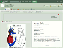 Tablet Screenshot of dragon-illution.deviantart.com
