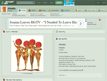 Tablet Screenshot of aissata.deviantart.com