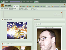 Tablet Screenshot of levezzali.deviantart.com