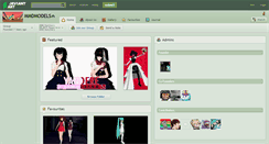 Desktop Screenshot of mmdmodels.deviantart.com