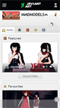 Mobile Screenshot of mmdmodels.deviantart.com