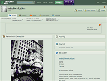 Tablet Screenshot of mindfornication.deviantart.com