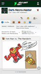 Mobile Screenshot of dark-necro-master.deviantart.com