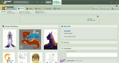 Desktop Screenshot of mosskat.deviantart.com