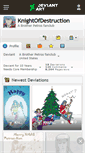 Mobile Screenshot of knightofdestruction.deviantart.com