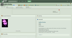 Desktop Screenshot of gothic-erotica.deviantart.com