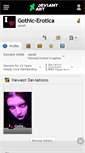 Mobile Screenshot of gothic-erotica.deviantart.com