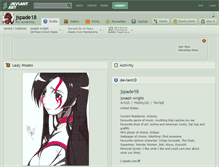 Tablet Screenshot of jspade18.deviantart.com