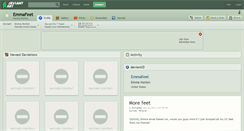Desktop Screenshot of emmafeet.deviantart.com