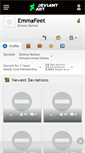 Mobile Screenshot of emmafeet.deviantart.com